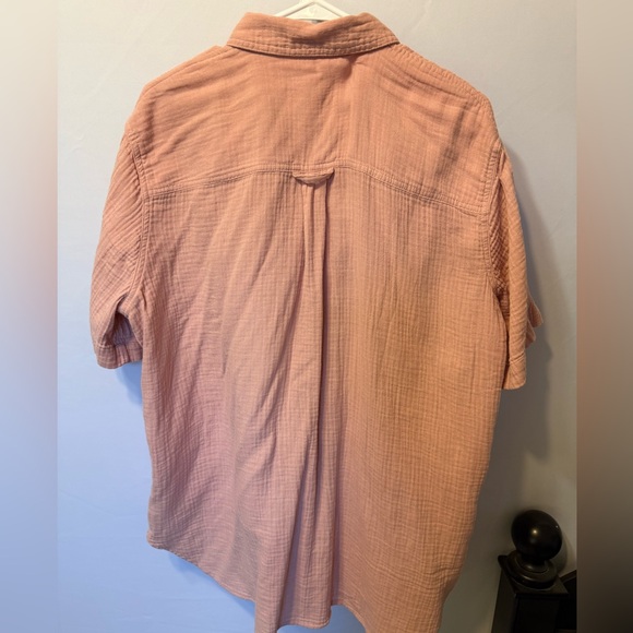 Madewell crinkle cotton button down - Picture 5 of 6
